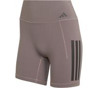 adidas Optime Workout 3-Streifen kurze Leggings Damen JZ1099 - charcoal XXS/7"