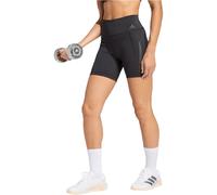 adidas Optime Workout 3-Streifen kurze Leggings Damen JZ1100 - black XXS/7"