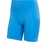 adidas Optime Workout 3-Streifen kurze Leggings Damen JZ1104 - ray blue S/5"