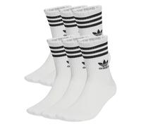 Adidas Originals 3-Streifen Crew Socken 6 Paar Socken weiss 40-42