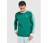 adidas Originals 3-Streifen Longsleeve T-Shirt - Herren, Grün - L