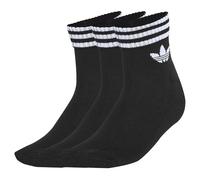 3-Streifen Ankle Socken, 3 Paar Black / Black / Black 40-42