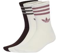 adidas Originals 3-Stripes Glitter 3-Pack Socken 46 - 48 Braun/Weiß