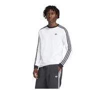 Langarmshirt ADIDAS ORIGINALS "3-STREIFEN LONGSLEEVE", Damen, Gr. XXL, weiß, Obermaterial: 100% Baumwolle, Rundhals, Shirts Langarmshirt (94061827-XXL) weiß