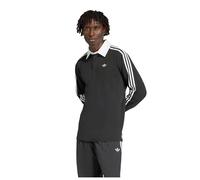 3-STREIFEN RUGBY LONGSLEEVE POLO Black XL