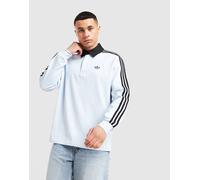 adidas Originals 3 Stripes Rugby Long Sleeve Polo Shirt - Herren, Blau - L