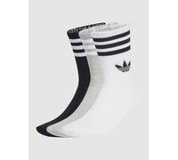 adidas Originals 3S Crew S 3P Socks white / mgreyh / black Gr. M