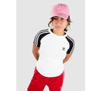 adidas Originals 3S Slim T-Shirt white / black Damen Gr. L