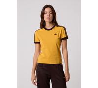 adidas originals - 3S TEE SLIM - Gelb - Größe L