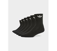 adidas Originals 6er-Pack Viertelsocken - Herren, Schwarz 43 - 45