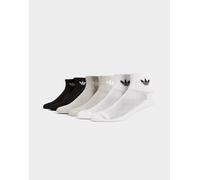adidas Originals Mid Ankle Socken, 6 Paar - Herren, White / Medium Grey Heather / Black - 11-12.5