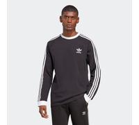 Langarmshirt ADIDAS ORIGINALS "3-STRIPES LS T" Gr. XS, schwarz (black) Herren Shirts Sport (15887958-XS) black