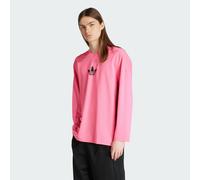 Adidas Originals Adicolor Mesh Langarm-t-shirt S Lucid Pink / Black