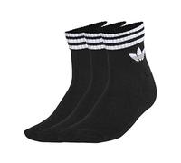 adidas Originals Sneakersocken mit Logo-Print im 3er-Pack in Black, Größe 35-38