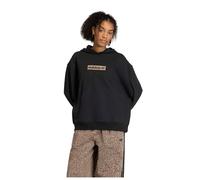 Kapuzensweatshirt ADIDAS ORIGINALS "AOP HOODIE", Damen, Gr. S, schwarz, Obermaterial: 100% Baumwolle, Sweatshirts (33109324-S) schwarz
