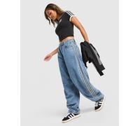 adidas Originals Barrel-jeanshose, Hoher Bund - Damen, Blau - 30
