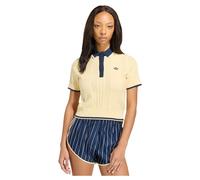 CALI POLOSHIRT, ZOPFMUSTER Warm Vanilla XL