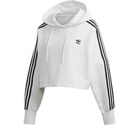 adidas Originals Damen Cropped Hooded Sweatshirt, weiß, Small