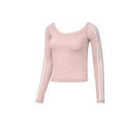 adidas Originals Damen Langarmshirt LACE BARDOT TOP, rosa, Gr. L