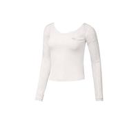 adidas Originals Damen Langarmshirt LACE BARDOT TOP, weiß, Gr. M