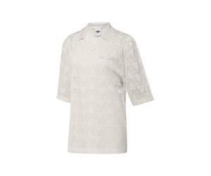 adidas Originals Damen Poloshirt LACE JERSEY, weiß, Gr. XS