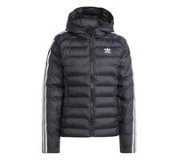 adidas Originals Damen Steppjacke HOODED PREMIUM SLIM, schwarz / weiss, Gr. XS