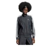 Outdoorjacke ADIDAS ORIGINALS "DENIM FB TT", Damen, Gr. L, medium schwarz denim, Obermaterial: 100% Baumwolle, Jacken Outdoorjacke, für Erwachsene, mit Reißverschluss, aus Baumwolle (24797356-L) mediu