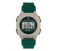 adidas Originals Digitaluhr "CITY TECH FOUR" Quarzuhr, Armbanduhr, Damenuhr, Herrenuhr, digital, Tag, Wochentag (21514025-0) grün