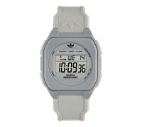 adidas Originals Digitaluhr "CITY TECH FOUR" Quarzuhr, Armbanduhr, Damenuhr, Herrenuhr, digital, Tag, Wochentag (51692455-0) grau