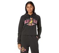 adidas Originals Disney Bambi Graphic Cropped Hoodie Black LG