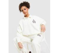 adidas Originals Emblem Collar Sweatshirt - Damen, Cremefarben - XL