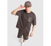 adidas Originals Embroidered Oversized T-Shirt - Herren, Braun - M