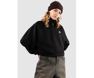 adidas Originals Ess Half Half-Zip Fleece Pullover black Damen Gr. XS