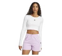 Adidas Originals Essentials Ribbed Crop Langarm-oberteil