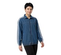 Outdoorjacke ADIDAS ORIGINALS "FIREBIRD TT D", Damen, Gr. S, medium vintage denim, Obermaterial: 100% Baumwolle, Jacken Outdoorjacke, Adilenium Jeans-Originals Jacke (13259442-S) medium vintage denim