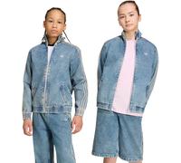 Outdoorjacke ADIDAS ORIGINALS "FIREBIRD ORIGINALS, DENIM, LOCKER GESCHNITTEN", Jungen, Gr. 140, worn blau denim, Obermaterial: 100% Baumwolle, Jacken Outdoorjacke (77935910-140) worn blau denim