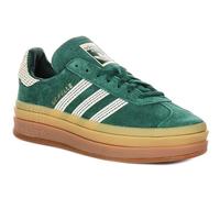 adidas Originals Gazelle Bold Damen Sneaker, Collegiate Green Wonder White Gold Metallic, 41 1/3 EU