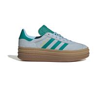 Plateausneaker ADIDAS ORIGINALS "GAZELLE BOLD", Damen, Gr. 39, clear sky, equipment grün, gold metallic, Leder, Synthetik, Schuhe Plateausneaker (21065265-39) clear sky, equipment grün, gold metallic