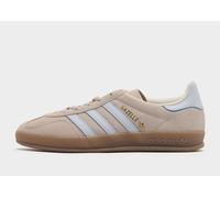 Sneaker ADIDAS ORIGINALS "GAZELLE INDOOR", Damen, Gr. 36, wonder beige, halo blau, gum5, Leder, Synthetik, Schuhe Sneaker (10007111-36) wonder beige, halo blau, gum5