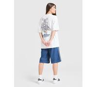 adidas Originals Girls' Footwear Charm T-Shirt Junior, Weiss - 7-8Y