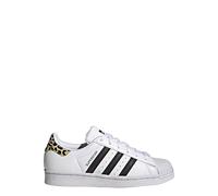 adidas Originals Girl's Superstar (Big Kid) White/Black/Blue 4.5 Big Kid M