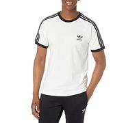 adidas Originals Herren Adicolor Classics 3-Streifen T-Shirt, Weiss/opulenter Garten, Mittel