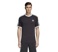 adidas Originals Herren Adicolor T-Shirt mit 3 Streifen Hemd, Schwarz, XX-Large