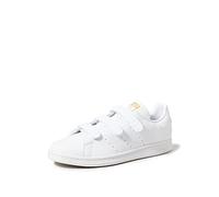 adidas Originals Herren Stan Smith CF Sneaker, Cloud White/Cloud White/Gold Metallic, 47 1/3 EU