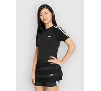 adidas Originals Knt 3Stripe T-Shirt black Mädchen Gr. 128
