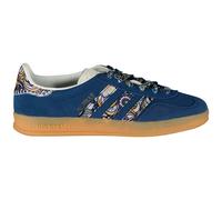 Sneaker ADIDAS ORIGINALS "GAZELLE INDOOR J", Mädchen, Gr. 38,5, night indigo, orchid fusion, gum 2, Leder, Textil, Schuhe Sneaker, für Kinder & Jugendliche (33943860-38,5) night indigo, orchid fusion,