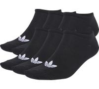 Sportsocken ADIDAS ORIGINALS "LINER SOCKS 6P", Herren, Gr. M (40/42), schwarz (schwarz, schwarz, schwarz), Obermaterial: 73% Baumwolle, 24% Polyester, 2% Elasthan, 1% sonstige Fasern, Socken (79416706
