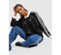 adidas Originals Long Sleeve Oversized Football Top - Damen, Schwarz - S