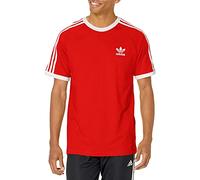 adidas Originals Men's 3-Stripes T-Shirt, Red, Medium