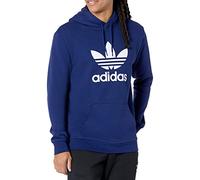 adidas Originals Men's Adicolor Classics Trefoil Hoodie, Night Sky/White, Medium